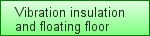 Vibration insulation and floating floor