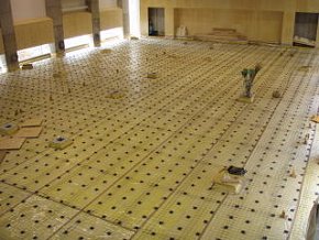 Tokiwamatsu Academy Gymnasium Floating Floor Construction Agk